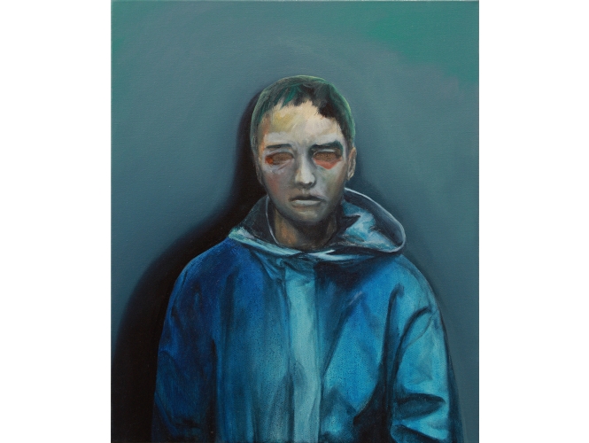 Sans titre, 2015 % Huile sur toile / Oil on canvas<br/>60 x 50 cm<br/><br/>