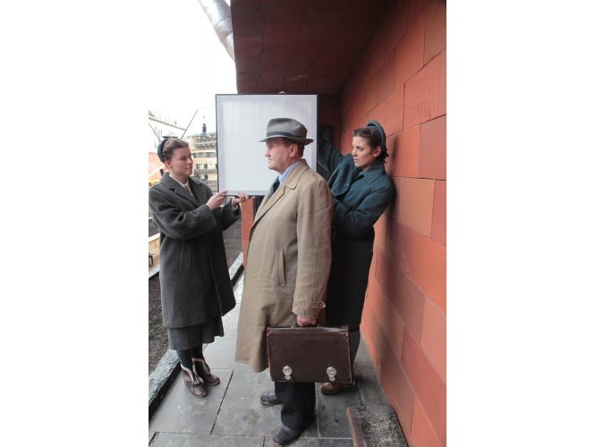 Untitled from the ‘Soviet Collective Portrait’ series, 2011 % C-print<br/>30 x 20 cm  <br/>(11 3/4 x 7 7/8 in.)<br/>Ed 1/3<br/></br>
