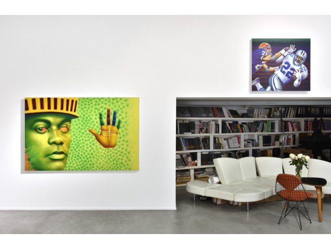 Vue de l’exposition / View of the exhibition, 2018 % "Chicago Underground",<br/>Galerie Suzanne Tarasieve, Paris<br/>Photo: Rebecca Fanuele<br/><br/>