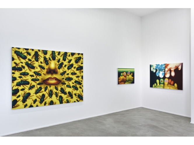 Vue de l’exposition / View of the exhibition, 2018 % "Chicago Underground",<br/>Galerie Suzanne Tarasieve, Paris<br/>Photo: Rebecca Fanuele<br/><br/>