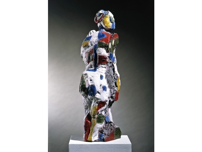 Markus Lüpertz, “Hera”, 2003 % Bronze peint / Painted bronze<br/>66 x 17 x 20 cm  <br/>(26 x 6 3/4 x 7 7/8 in.)<br/>Ed 2/6 + 0 AP<br/>MLP 163/2<br/><br/>
