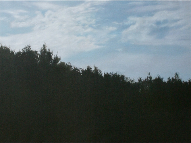 Ecran, 2018 % Huile sur toile / Oil on canvas<br/>150 x 200 cm <br/>(59 x 78 3/4 in.)<br/></br>
