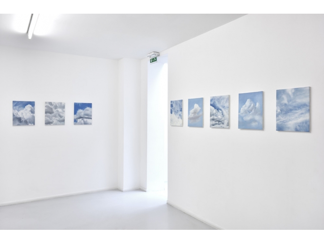 VUE DE L’EXPOSITION / VIEW OF THE EXHIBITION, 2019 % "De front", Galerie Suzanne Tarasieve, Paris<br/>Photo: Rebecca Fanuele<br/></br>