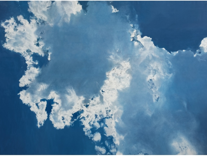 Ciel, 2018 % Huile sur toile / Oil on canvas<br/>150 x 200 cm <br/>(59 x 78 3/4 in.)<br/></br>