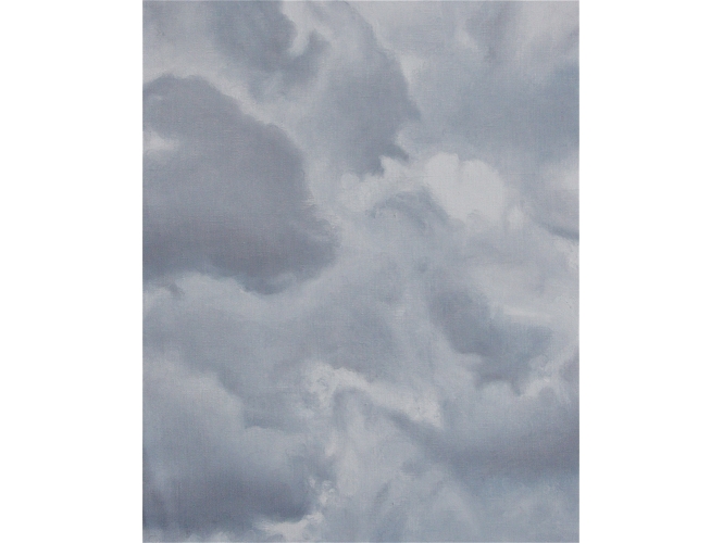 Nuages, 2018 % Huile sur toile / Oil on canvas<br/>41 x 33 cm	<br/>(16 1/8 x 13 in.)<br/>YK 13<br/></br>