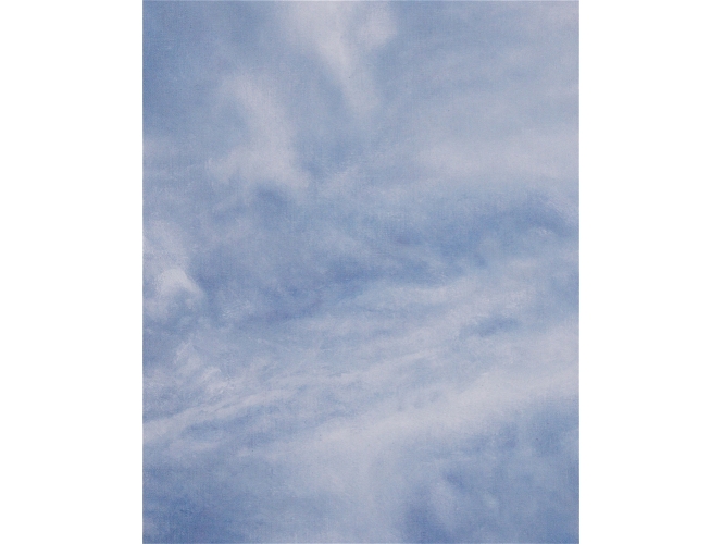 Nuages, 2018 % Huile sur toile / Oil on canvas<br/>41 x 33 cm	<br/>(16 1/8 x 13 in.)<br/>YK 17<br/></br>