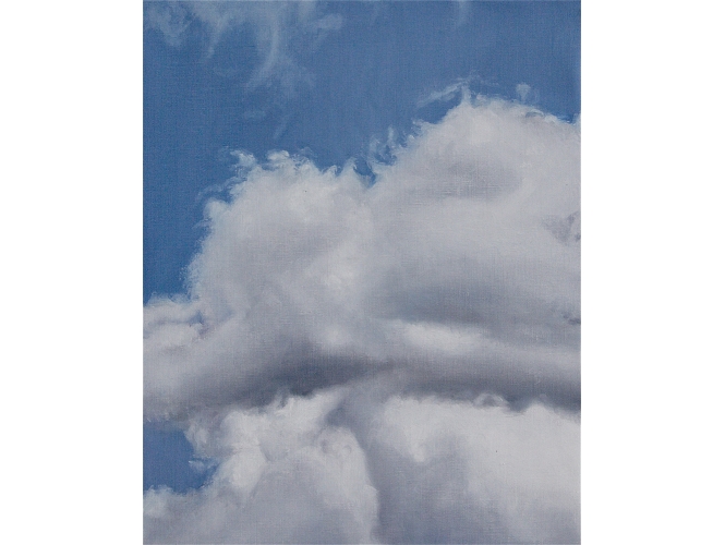 Nuages, 2018 % Huile sur toile / Oil on canvas<br/>41 x 33 cm	<br/>(16 1/8 x 13 in.)<br/>YK 18<br/></br>