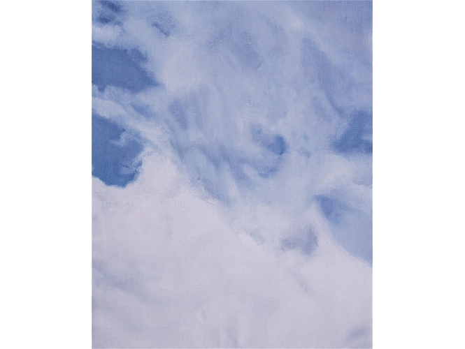 Nuages, 2018 % Huile sur toile / Oil on canvas<br/>41 x 33 cm	<br/>(16 1/8 x 13 in.)<br/>YK 19<br/></br>