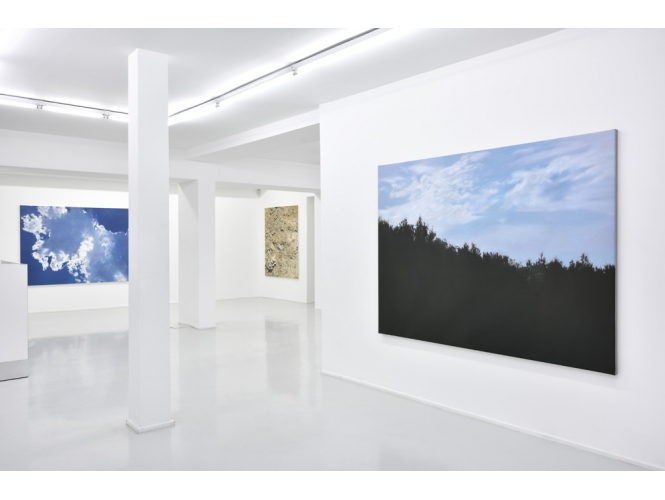 VUE DE L’EXPOSITION / VIEW OF THE EXHIBITION, 2019 % "De front", Galerie Suzanne Tarasieve, Paris<br/>Photo: Rebecca Fanuele<br/></br>