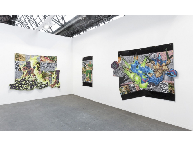 Lucien  Murat % Vue du stand / View of the booth, Art Brussels, 2019<br/></br>
