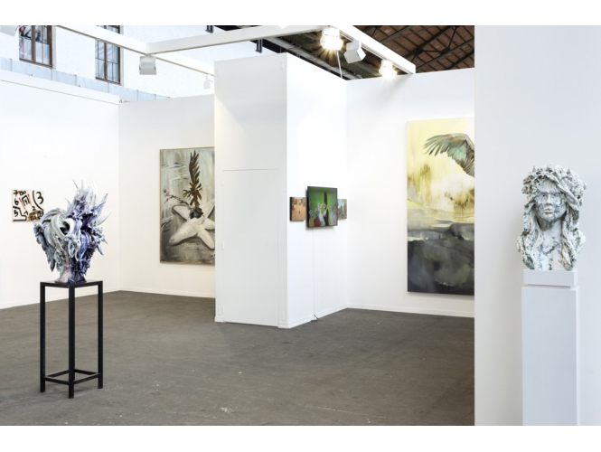 Vue du stand / View of the booth, Art Brussels, 2019 %