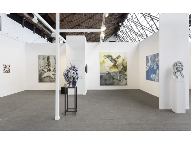 Vue du stand / View of the booth, Art Brussels, 2019 %