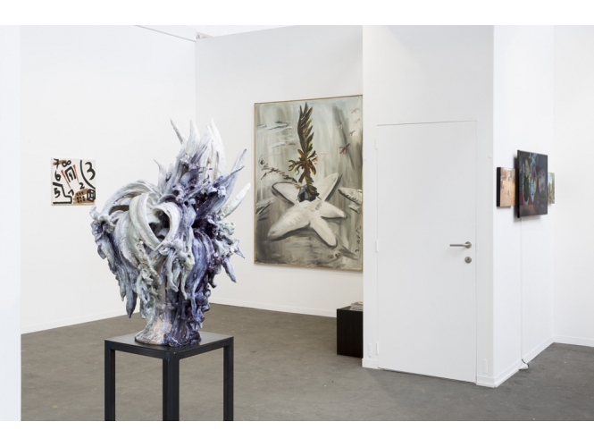 Vue du stand / View of the booth, Art Brussels, 2019 %