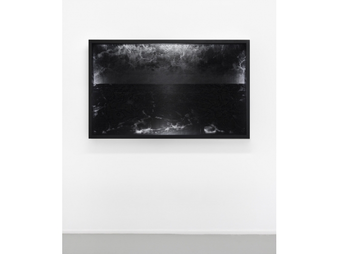 Panoramic screenshot 2, 2019 % Plastique, métal, LED / Plastic, metal, LED <br/>95 x 154 x 14 cm  <br/>(37 3/8 x 60 5/8 x 5 1/2 in.)<br/></br>