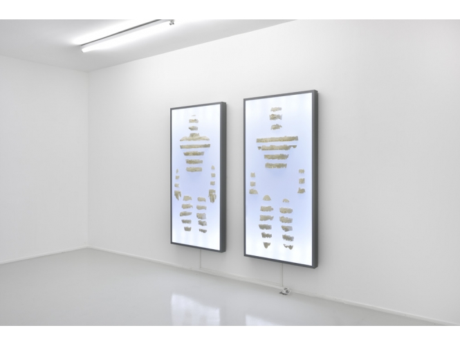VUE DE L’EXPOSITION / VIEW OF THE EXHIBITION, 2019 % "0.0", Galerie Suzanne Tarasieve, Paris<br/>Photo: Rebecca Fanuele<br/></br>