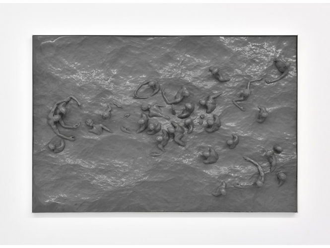 Satellite Screenshot 2, 2019 % Pierre acrylique / Acrylic stone<br/>59,5 x 88,5 x 3 cm <br/>(23 3/8 x 34 7/8 x 1 1/8 in.)<br/></br>