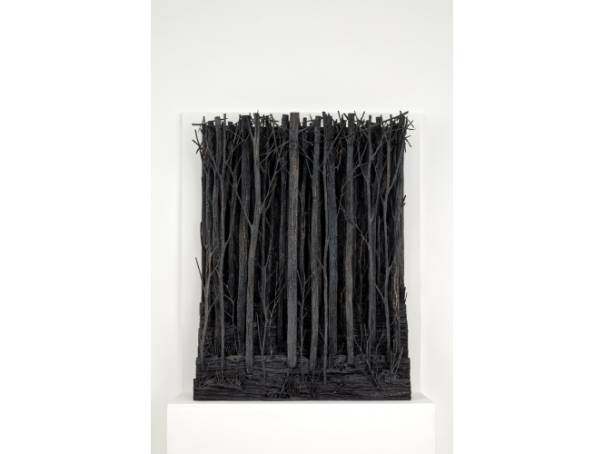Fôret noire, 2019 % Bronze patiné / Patinated bronze<br/>78 x 58,5 x 14 cm<br/>(30 3/4 x 23 x 5 1/2 in.)<br/></br>