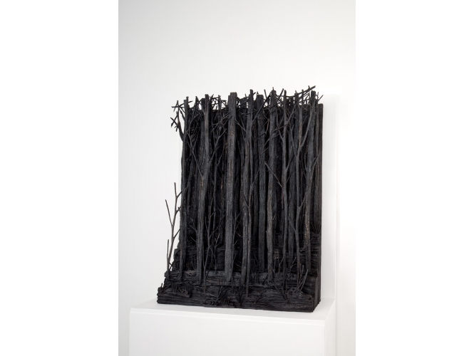 Fôret noire, 2019 % Bronze patiné / Patinated bronze<br/>78 x 58,5 x 14 cm<br/>(30 3/4 x 23 x 5 1/2 in.)<br/></br>