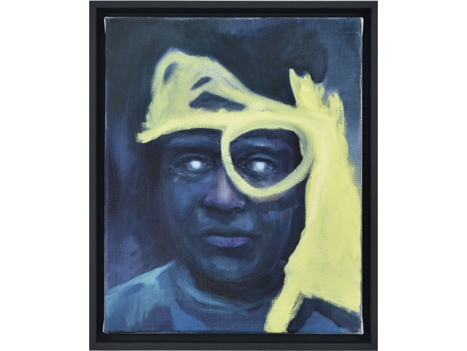 Blind Dream, 2019 % Huile sur toile / Oil on canvas<br/>41 x 33 cm	<br/>(16 1/8 x 13 in.)<br/><br/>