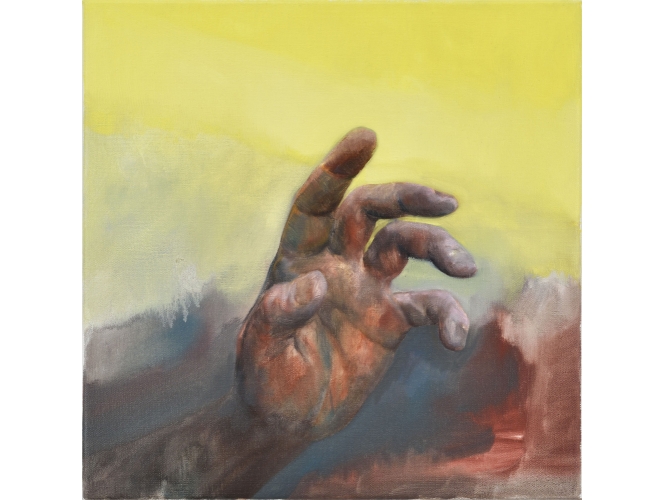 Porc-épic, 2019 % Huile sur toile / Oil on canvas<br/>40 x 40 cm	<br/>(15 3/4 x 15 3/4 in.)<br/><br/>