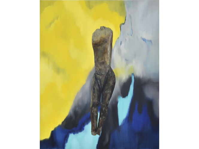 Forget My Heart, 2019 % Huile sur toile / Oil on canvas<br/>200 x 160 cm	<br/>(78 3/4 x 63 in.)<br/><br/>