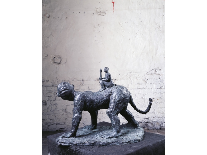 Malerstamm – Georg und Otto, 2002 % Bronze <br/>63 x 77 x 50 cm	<br/>(24 3/4 x 30 3/8 x 19 5/8 in.)<br/>Ed de 6 + 3 AP, AP 2/3<br/>JIP 79<br/><br/>