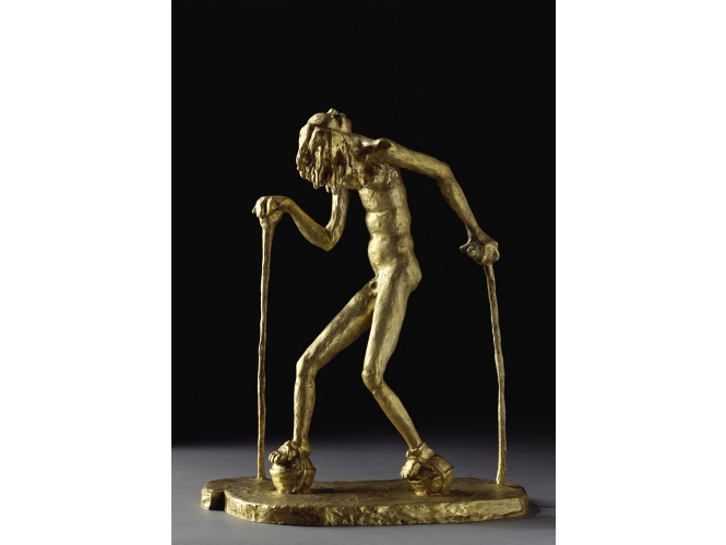 Gertrude, 2001 % Bronze plaqué or / Platted gold bronze<br/>58 x 48 x 27 cm	<br/>(22 7/8 x 18 7/8 x 10 5/8 in.)<br/>Ed 2/6 + 3 AP<br/>JIP 96/2<br/><br/>