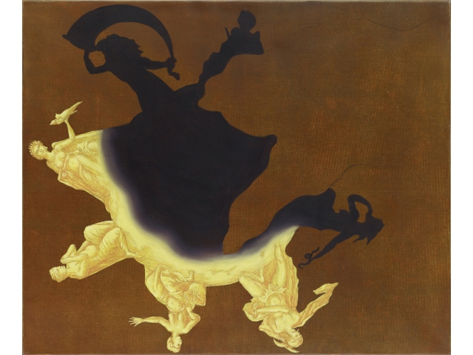 Ohne Titel, 2005 % Huile sur toile / Oil on canvas<br/>95 x 115 cm	<br/>(37 3/8 x 45 1/4 in.)<br/>JI 1124/O<br/><br/>