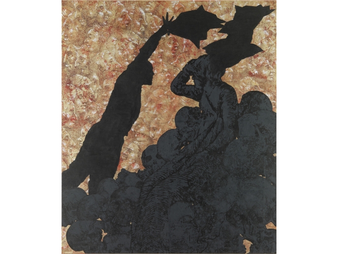 Ohne Titel, 2006 % Huile sur toile / Oil on canvas<br/>200 x 170 cm	<br/>(78 3/4 x 66 7/8 in.)<br/>JI 1323<br/><br/>