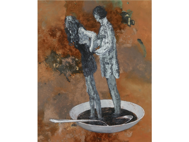 Ohne Titel, 2007 % Huile sur toile / Oil on canvas<br/>200 x 160 cm	<br/>(78 3/4 x 63 in.)<br/>JI 1338<br/><br/>