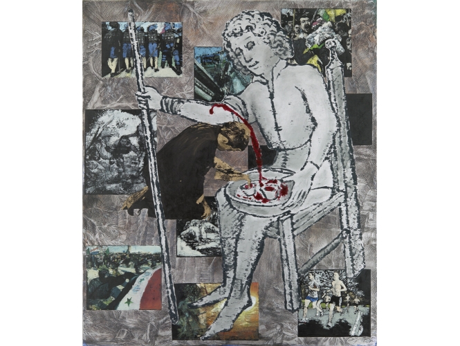 Ohne Titel, 2007 % Huile sur toile  / Oil on canvas<br/>200 x 180 cm	<br/>(78 3/4 x 70 7/8 in.)<br/>JI 1342<br/><br/>