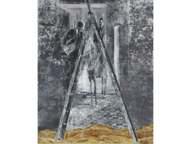 Ohne Titel, 2006 % Huile sur toile / Oil on canvas<br/>160 x 130 cm <br/>(63 x 51 1/8 in.)<br/>JI 1346<br/><br/>