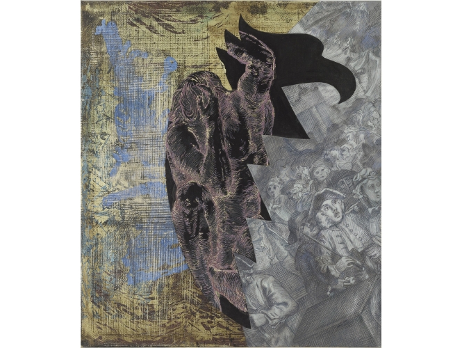 Ohne Titel, 2007 % Huile sur toile / Oil on canvas<br/>160 x 140 cm	<br/>(63 x 55 1/8 in.)<br/>JI 1353<br/><br/>