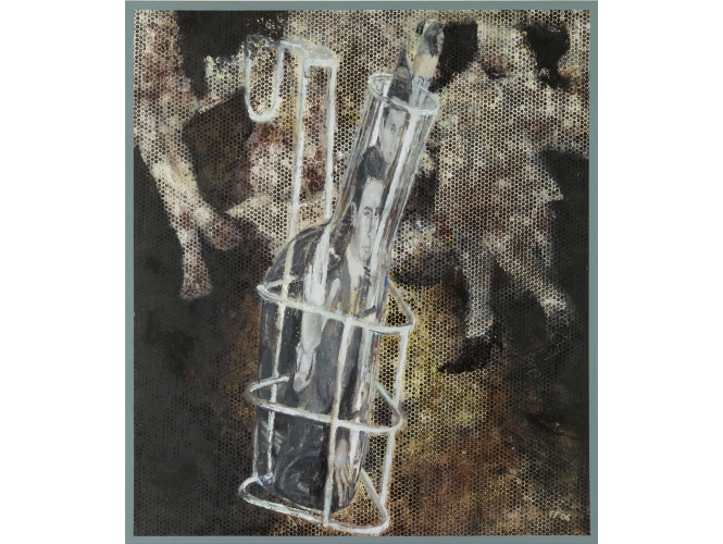 Ohne Titel, 2006 % Huile sur toile / Oil on canvas<br/>150 x 130 cm <br/>(59 x 51 1/8 in.)<br/>JI 1355<br/><br/>