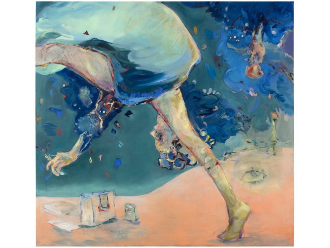 With Respect to Common Sense II, 2019 % Huile sur toile / Oil on canvas<br/>150 cm × 160 cm<br/>(59 x 63 in.)<br/><br/>