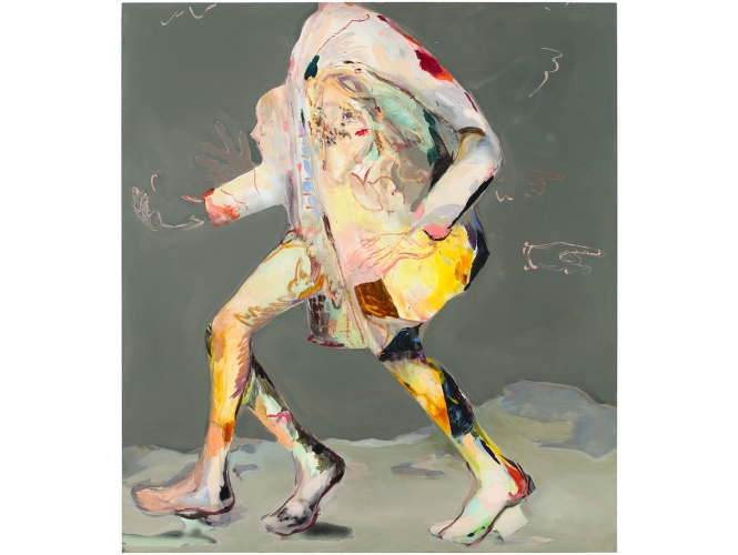 Duties, 2018 % Huile sur panneau / Oil on board <br/>122 cm × 110 cm<br/>(48 x 43 1/4 in.)<br/><br/>