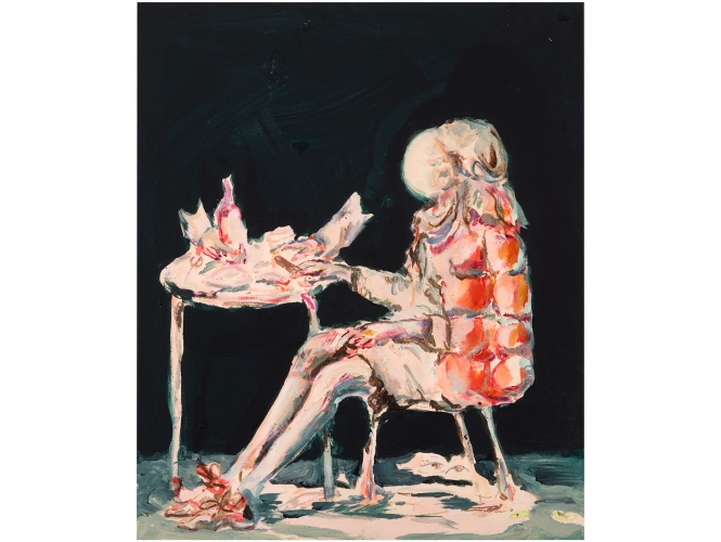 Ecce Homo, 2019 % Huile sur panneau / Oil on board <br/>50 cm × 42 cm<br/>(19 5/8 x 16 1/2 in.)<br/><br/>