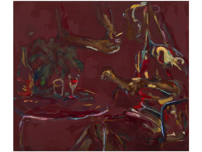 Ecce Homo, 2019 % Huile sur panneau / Oil on board <br/>42 cm × 50 cm<br/>(16 1/2 x 19 5/8 in.)<br/><br/>