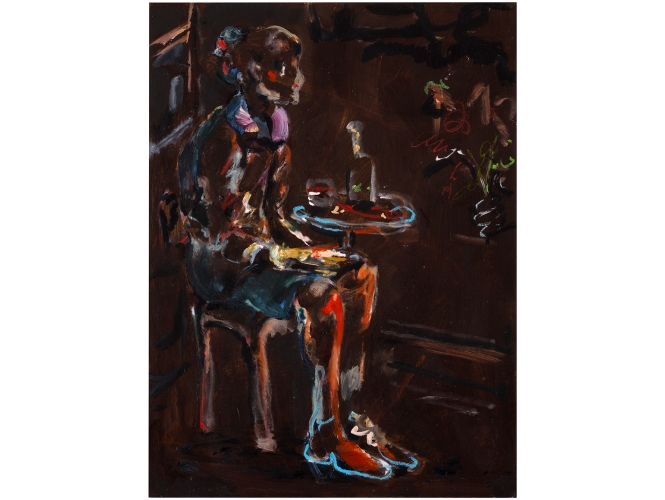 Ecce Homo, 2019 % Huile sur panneau / Oil on board <br/>40 cm × 30 cm<br/>(15 3/4 x 11 3/4 in.)<br/><br/>