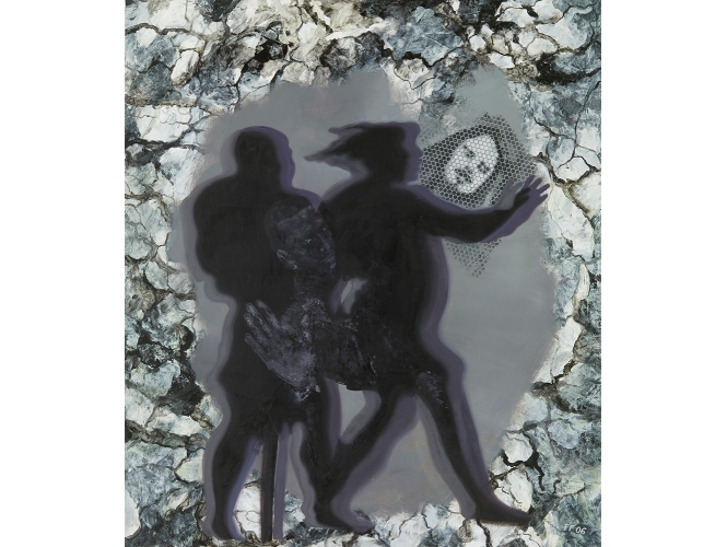 Jörg Immendorff, ‘Ohne Titel, 2006 % Huile sur toile / Oil on canvas<br/>150 x 130 cm <br/>(59 x 51 1/8 in.)<br/>JI 1395/00<br/><br/>