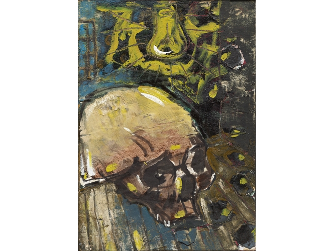 Markus Lüpertz, ‘Unter Licht (Under the light)’, 2008 % Huile sur toile / Oil on canvas<br/>50 x 35,5 cm <br/>(19 5/8 x 14 in.)<br/>ML 1935/00<br/><br/>
