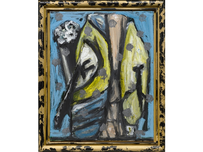Markus Lüpertz, ‘Gelbe Fenster’, 2009 % Acrylique sur toile / Acrylic on canvas<br/>100 x 81 cm <br/>(39 3/8 x 31 7/8 in.)<br/>ML 1947/00<br/><br/>