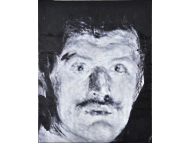 Munch #1, 2020 % Huile sur toile / Oil on canvas<br/>162 x 130 cm <br/>(63 3/4 x 51 1/8 in.)<br/></br>