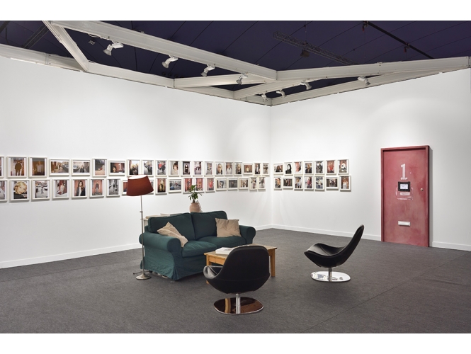 Vue du stand / View of the booth % Photo : Rebecca Fanuele<br/></br>