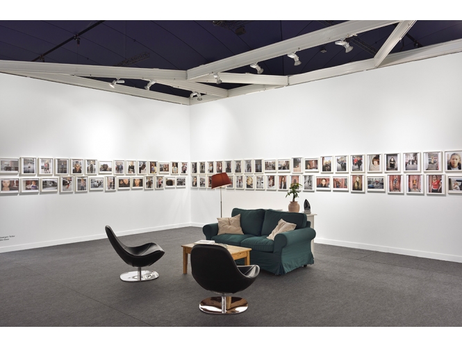 Vue du stand / View of the booth % Photo : Rebecca Fanuele<br/></br>
