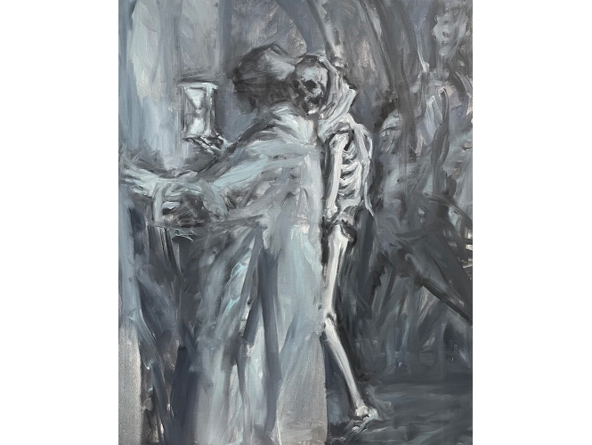 Holbein 2, 2023 % Huile sur toile / Oil on canvas<br/>81 x 65 cm <br/>(31 7/8 x 25 5/8 in.)