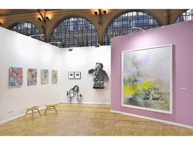 Vue du stand / View of the booth % Photo : Rebecca Fanuele<br/></br>